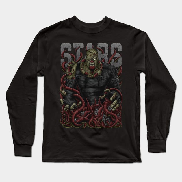 Resident Evil - Nemesis Long Sleeve T-Shirt by d.legoshin.art